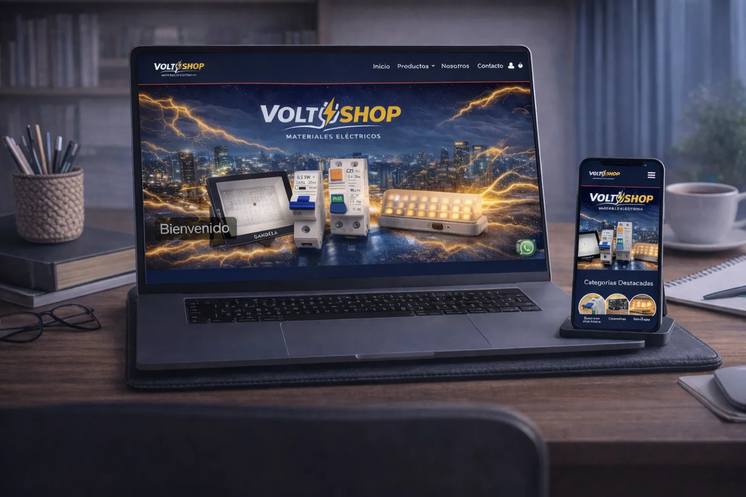 E-commerce de Materiales Eléctricos | VoltShop Rosario