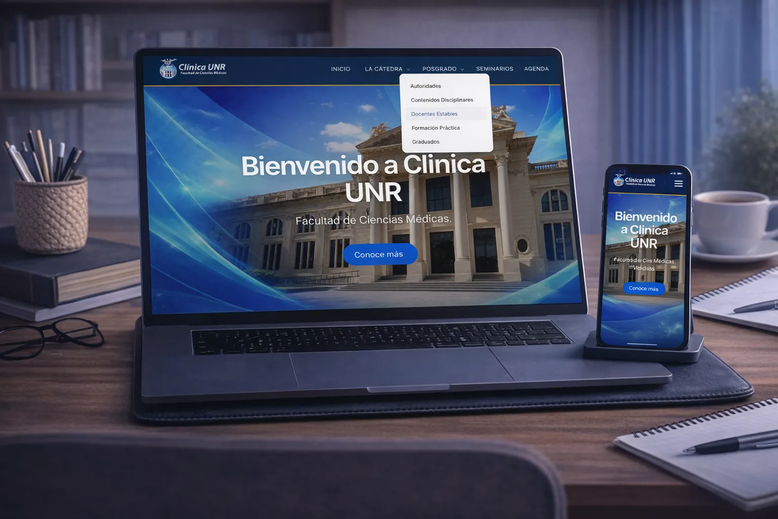 Plataforma Académica Médica para Clínica UNR Rosario